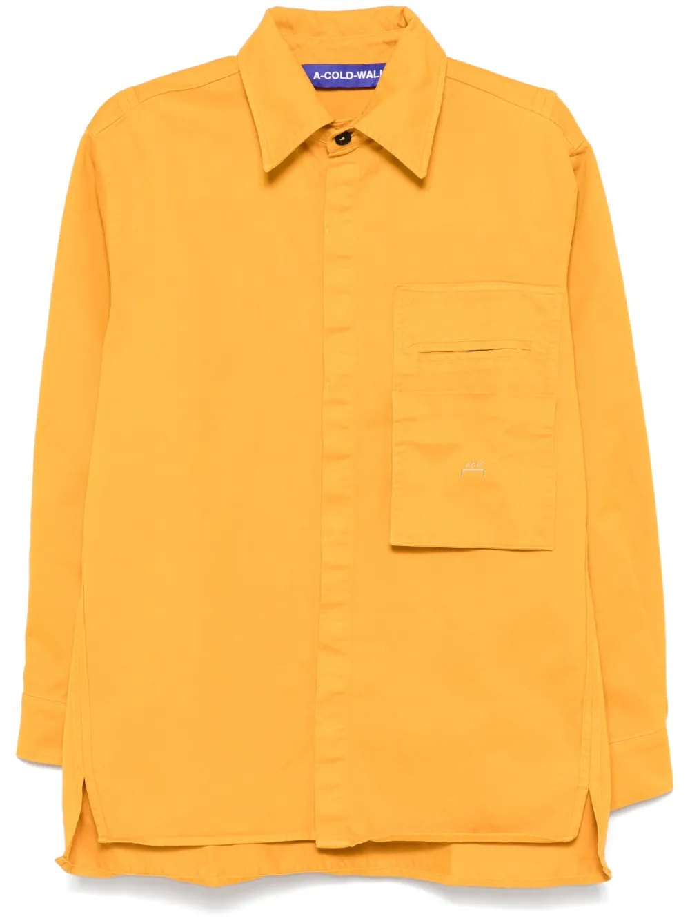 Shop A-cold-wall* Reverse Shirt In Yellow