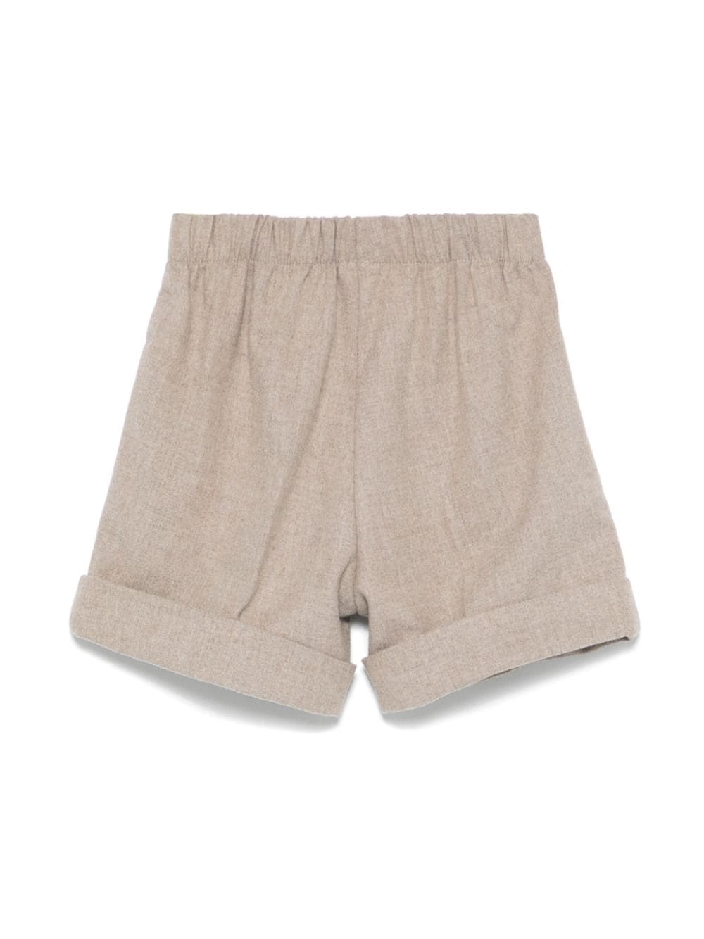 Il Gufo pleat-detail shorts - Bruin