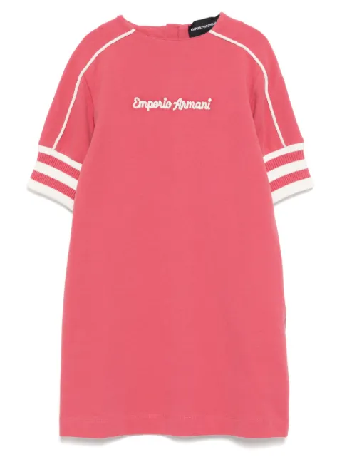 Emporio Armani Kids logo-embroidered dress