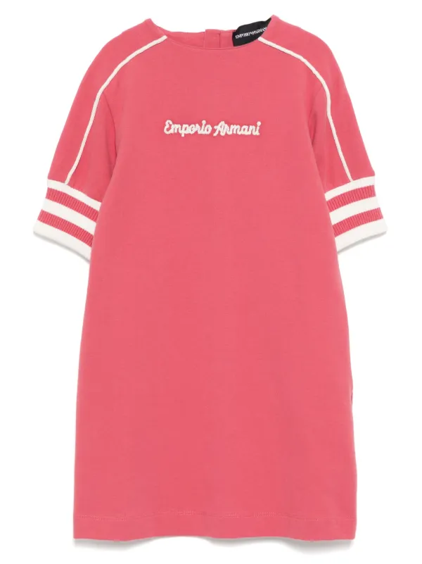EMPORIO ARMANI キッズ　ワンピース Emporio Armani Kids ニットワンピース | ブルー | FARFETCH JP