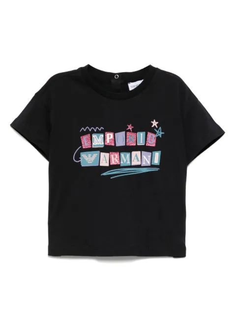 Emporio Armani Kids logo-print T-shirt