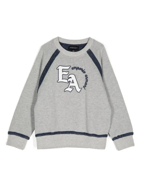 Emporio Armani Kids logo-patch sweatshirt