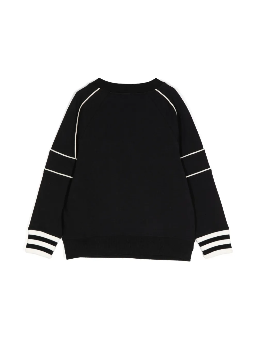 Emporio Armani Kids Sweater met patch Zwart