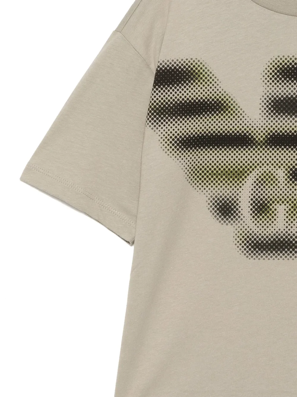 Emporio Armani Kids Pixel T-shirt met adelaarprint Groen