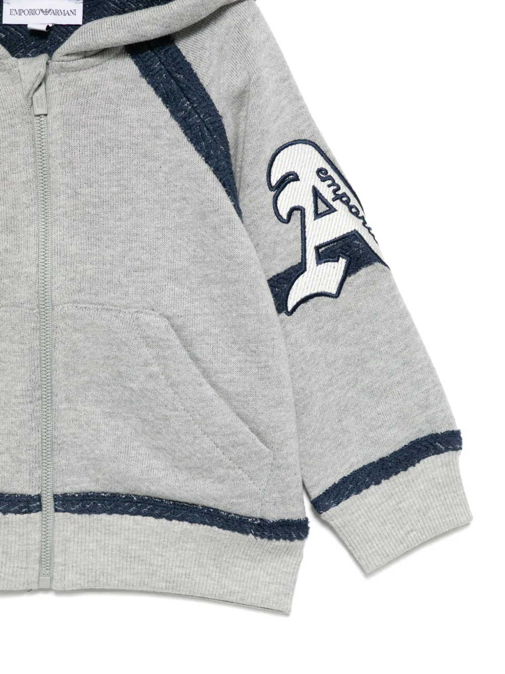 Emporio Armani Kids Jack met capuchon Grijs