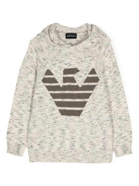 Emporio Armani Kids كنزة بشعار الماركة