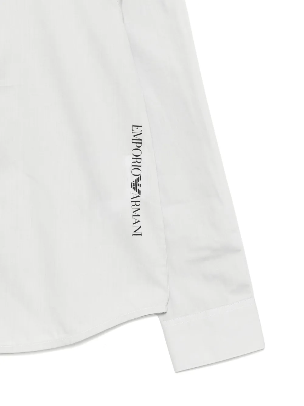 Emporio Armani Kids Shirt met logoprint Blauw