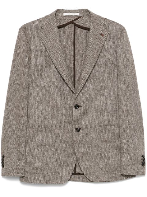 Tagliatore herringbone blazer Men