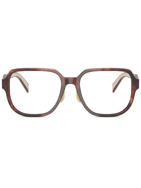 Prada Eyewear lentes con armazón cuadrada