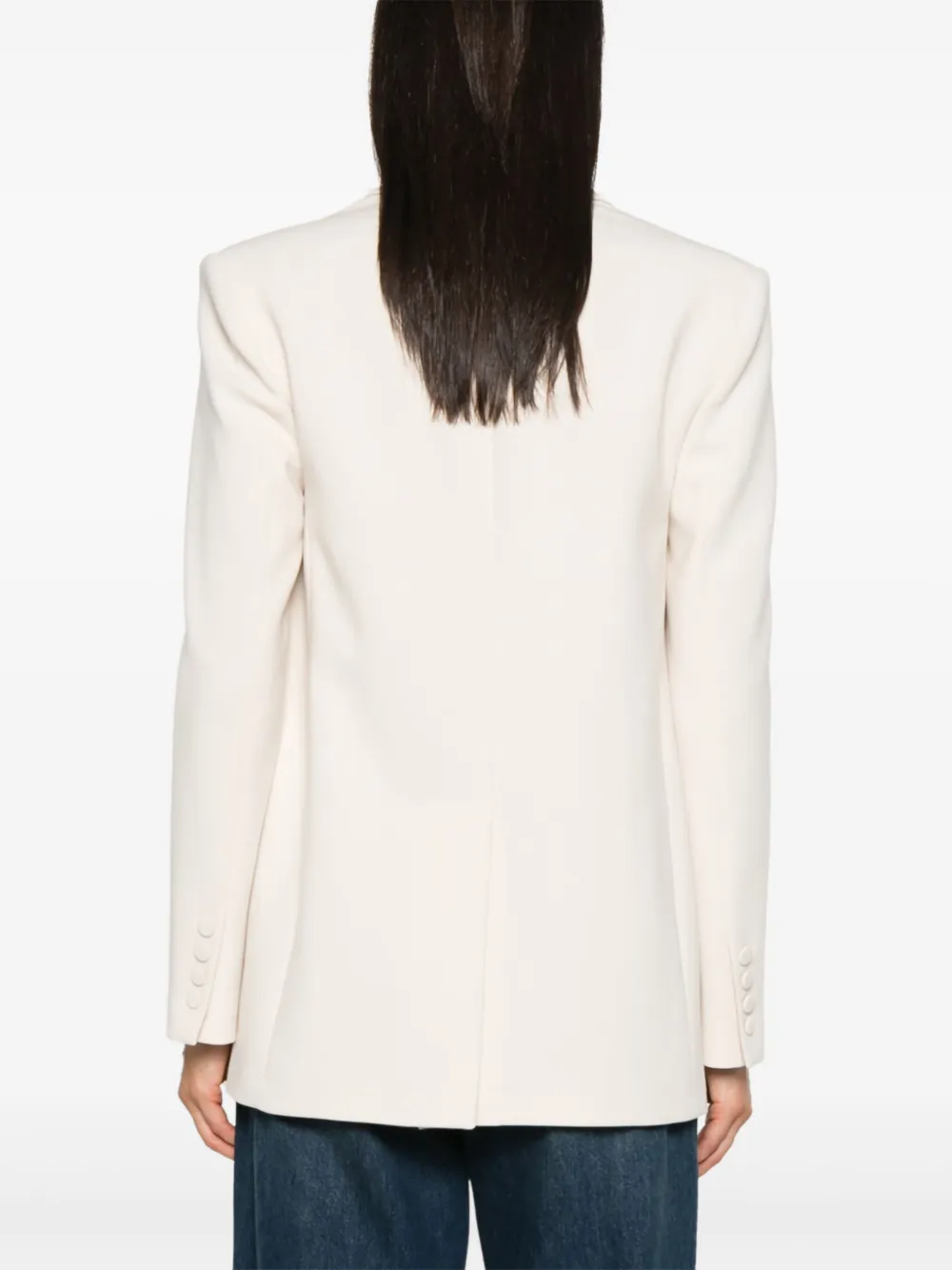 Blugirl Blazer met logoplakkaat Beige