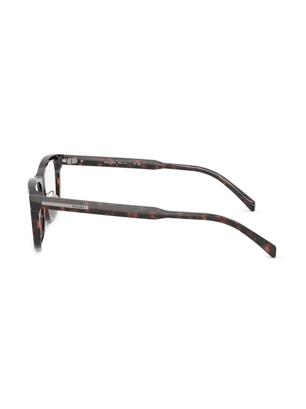 Prada Eyewear Bril met vierkant montuur Bruin