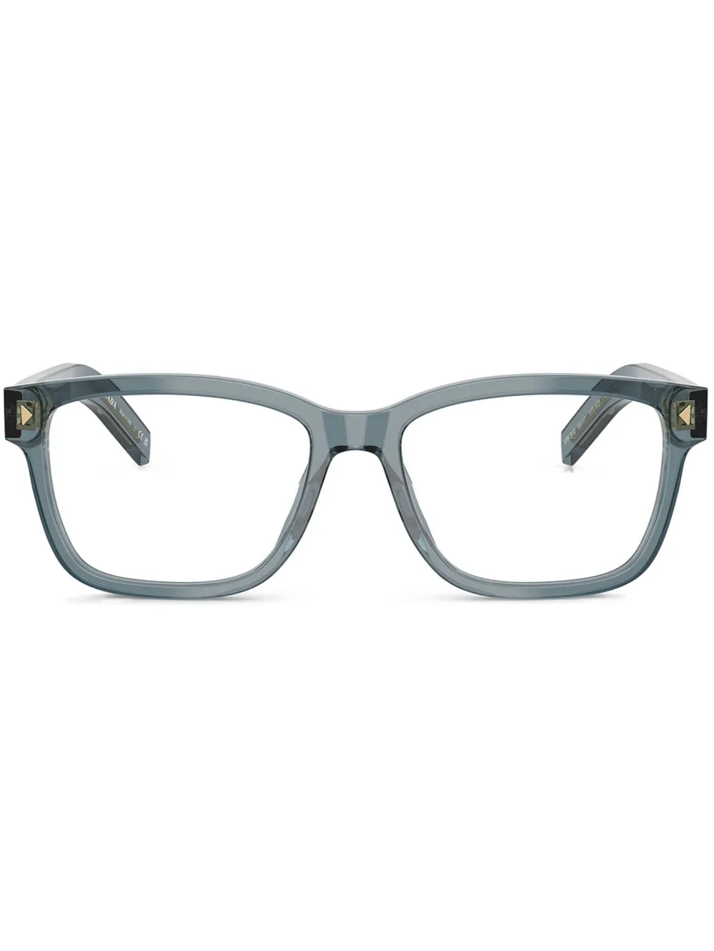 Prada Eyewear Bril met vierkant montuur Blauw