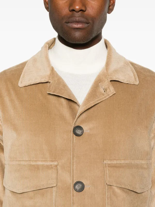 Tagliatore Corduroy Jacket | Brown | FARFETCH AO