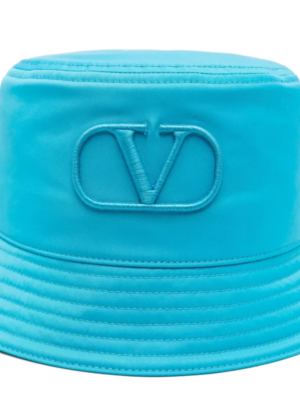 Valentino Garavani VLogo Signature Bucket Hat | Blue  display picture 1