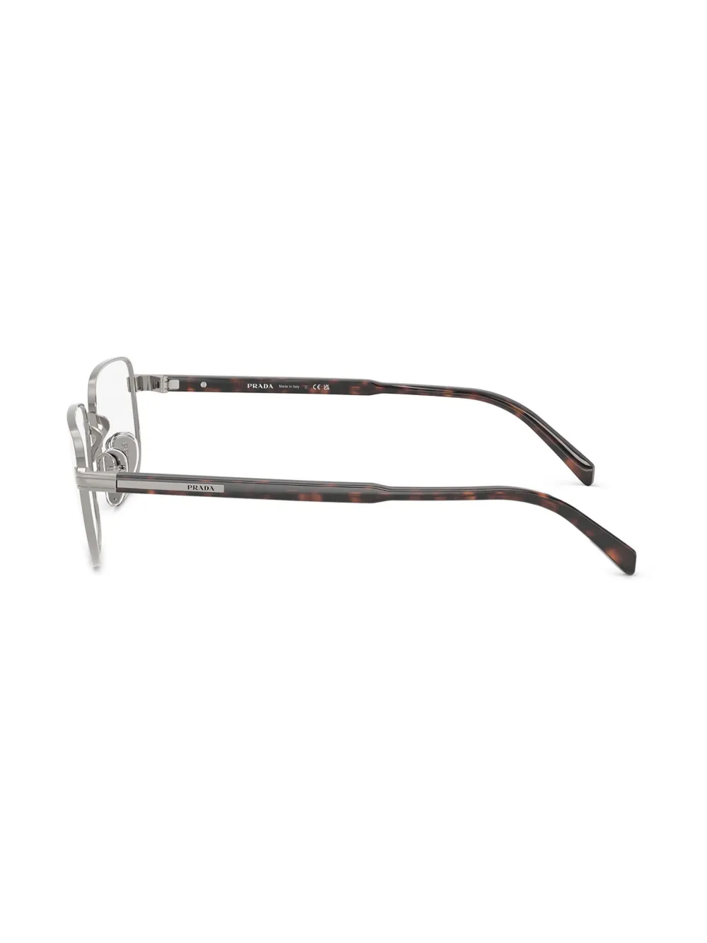 Prada Pr A55v Gunmetal Glasses In Grey