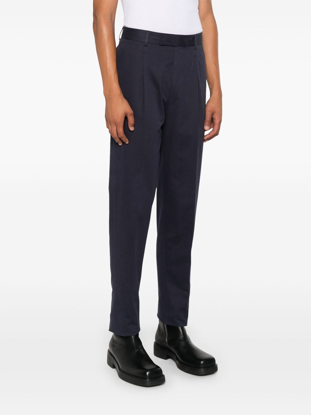 Zegna Slim-fit chino Blauw