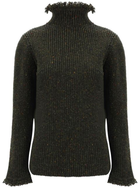 Burberry fringed-edge sweater Women