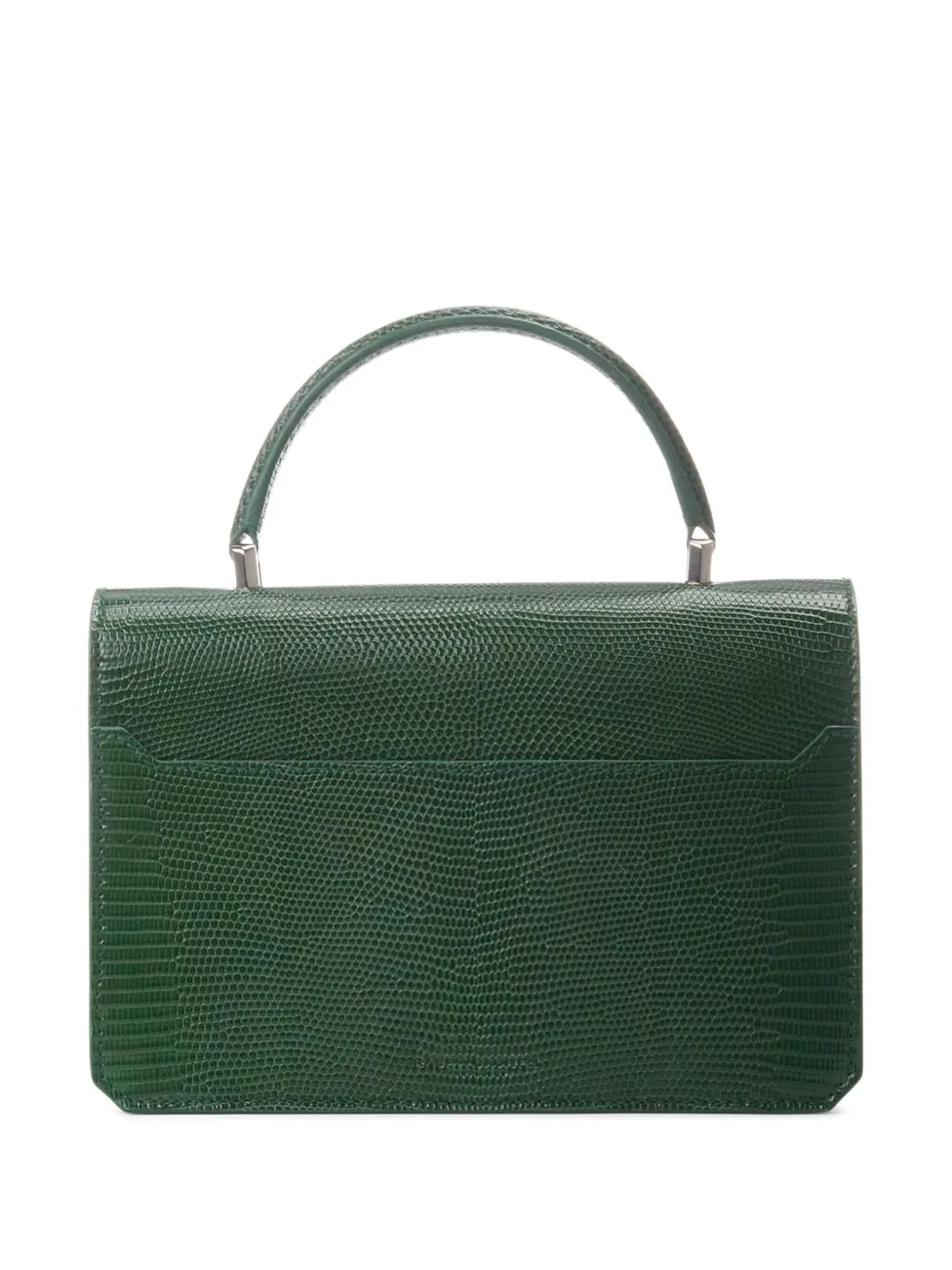 Ralph Lauren Collection Lizard kleine crossbodytas - Groen