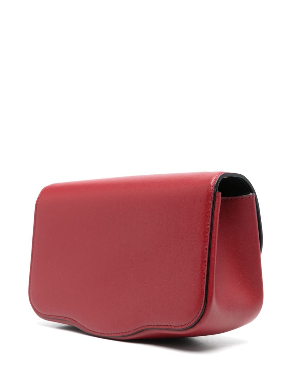 Shop Valentino Vlogo Shoulder Bag In Red