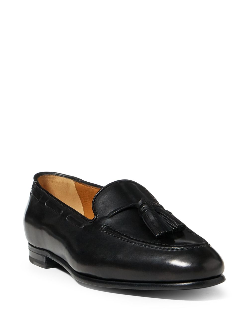 Ralph Lauren Collection Klassieke loafers met kwastje - Zwart