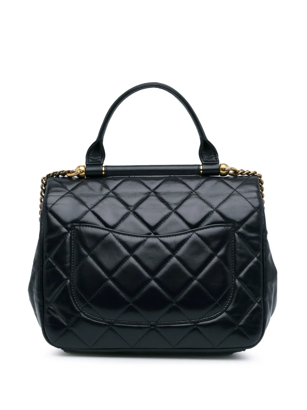 Chanel gold bar top handle sales