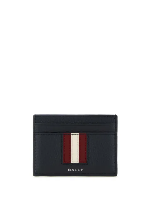 Bally logo-print leather card holder