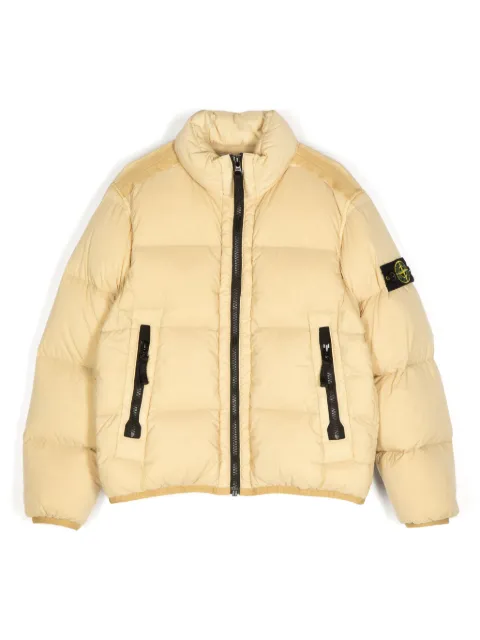 Stone Island Junior Compass-badge down jacket