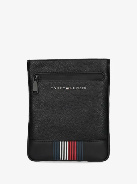 Tommy Hilfiger logo-stamp messenger bag