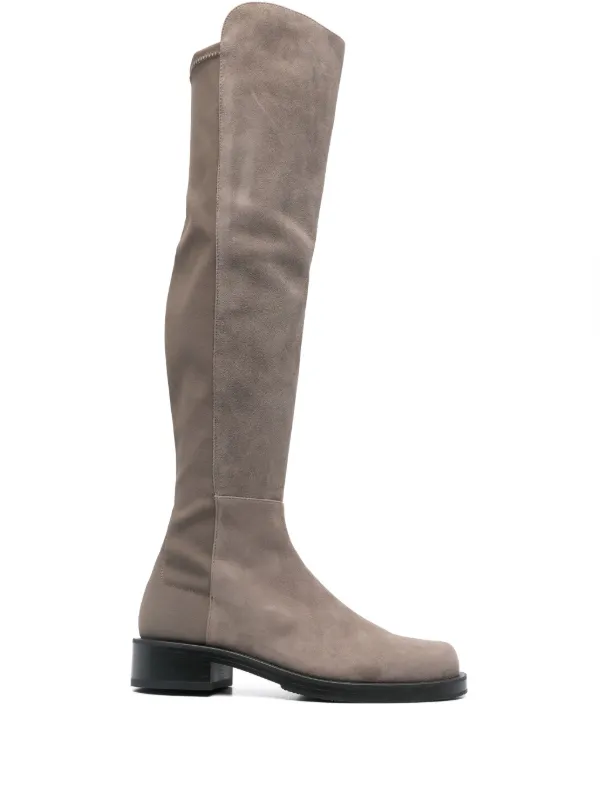 Stuart weitzman boots grey on sale