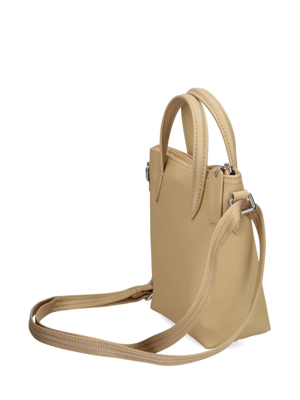 Lacoste Crossbodytas met logo - Beige