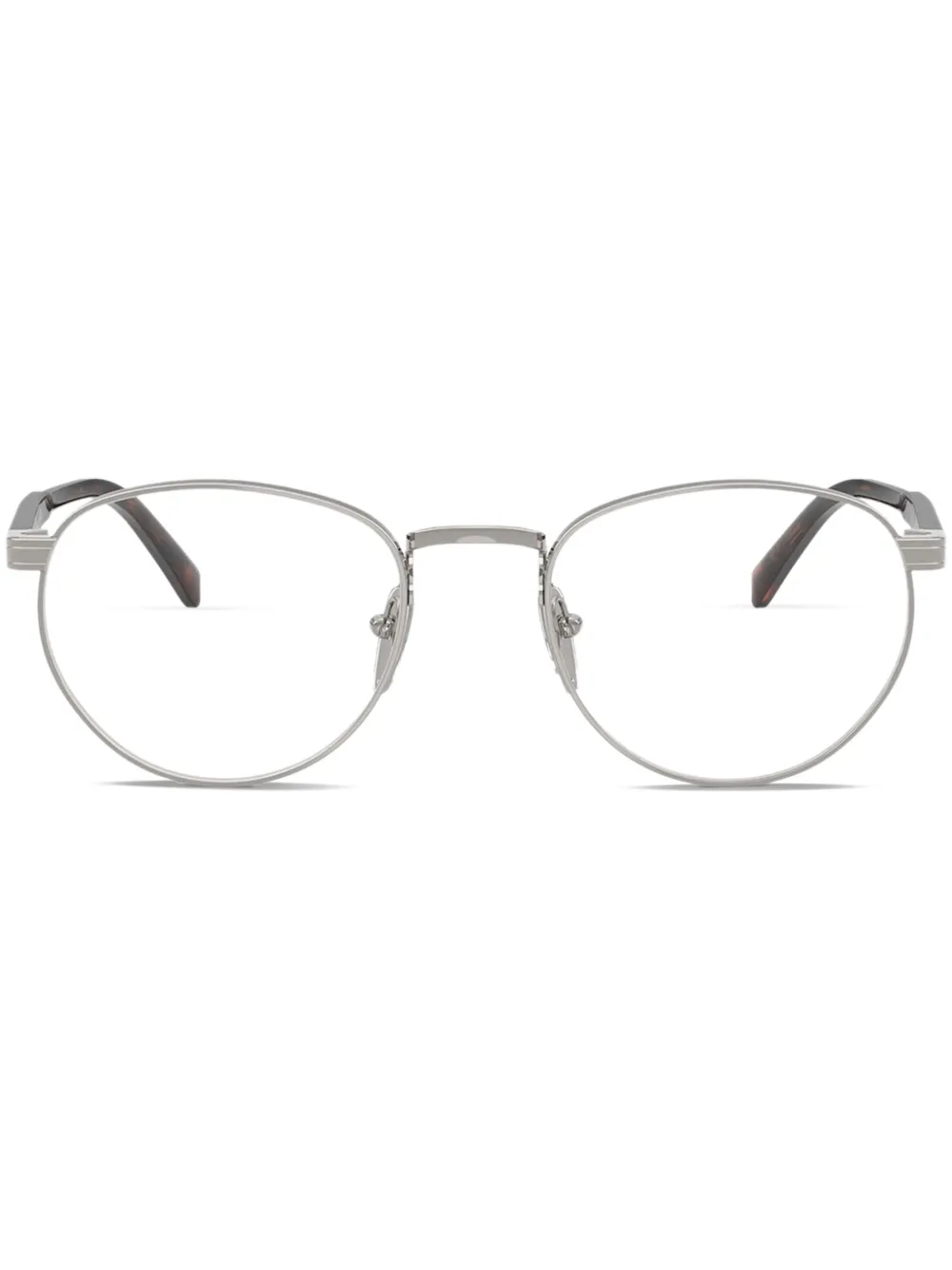 Prada Eyewear round frame glasses | Grey | Image 1