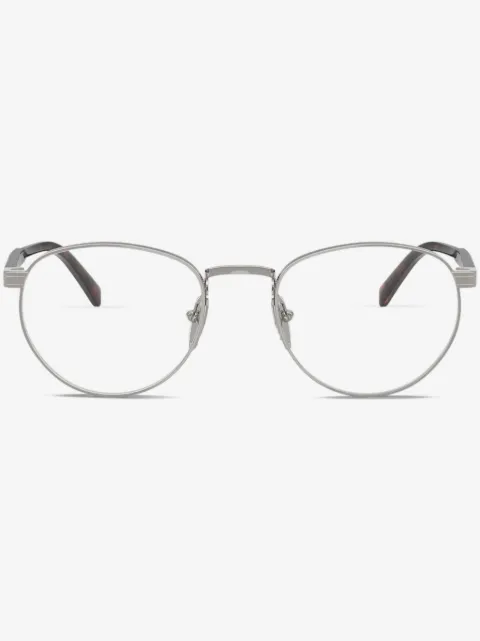 Prada Eyewear round frame glasses 