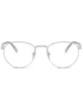 Prada Eyewear round-frame glasses - Silver