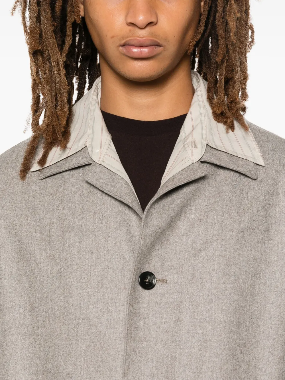 Zegna Alpe shirtjack Grijs