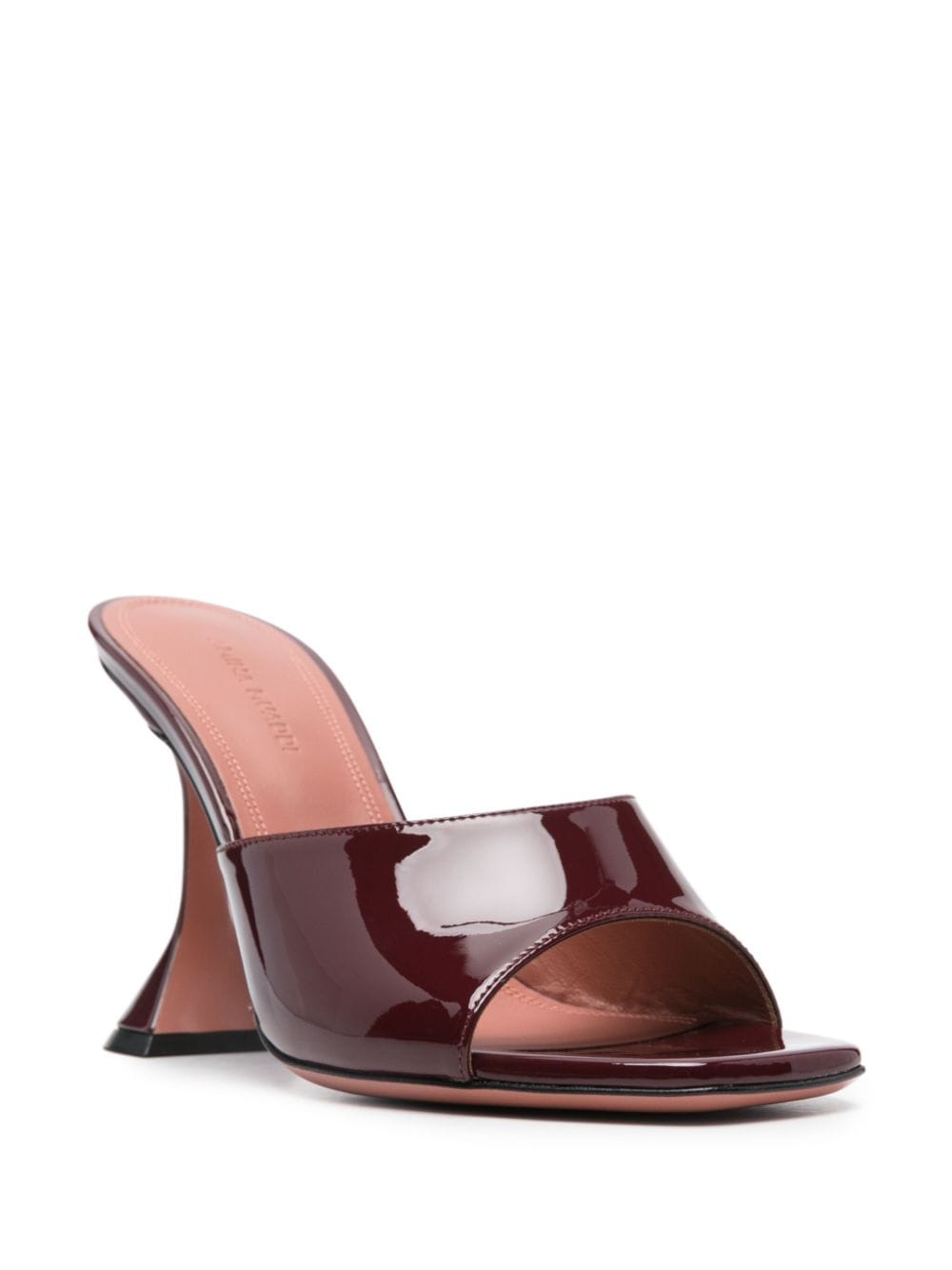 Amina Muaddi 95mm Lupita mules - Rood