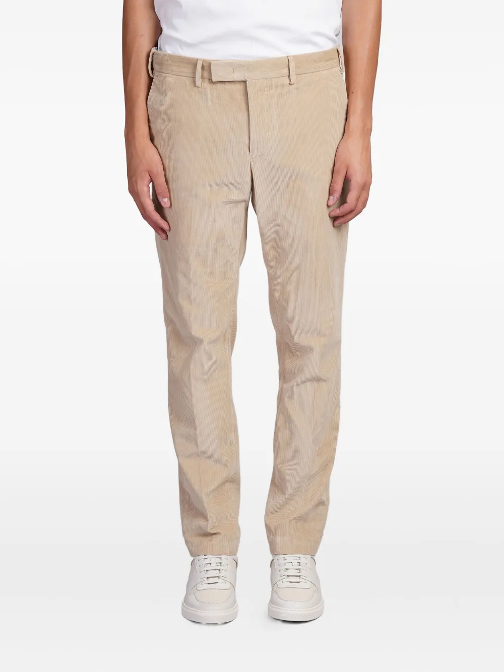PT Torino corduroy straight-leg trousers | Neutrals | Image 1