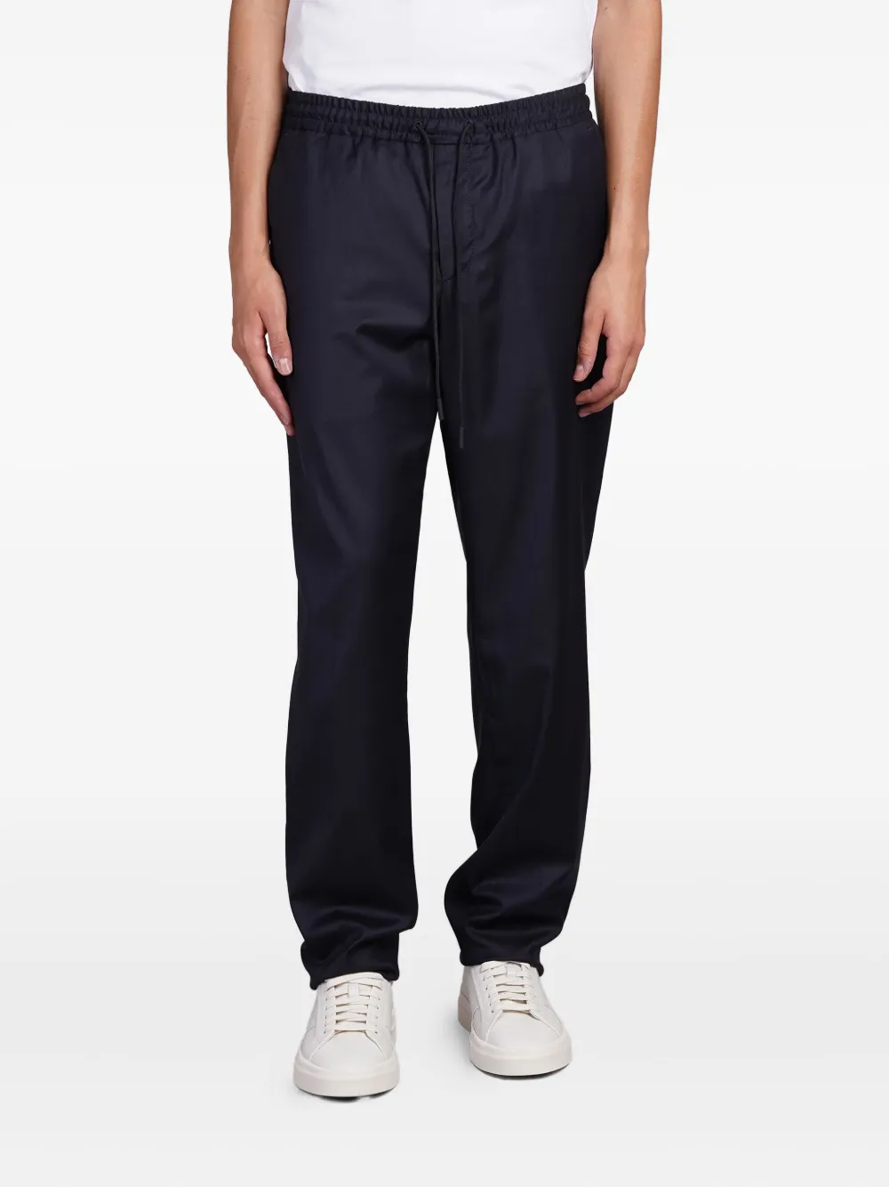 PT Torino Broek met toelopende pijpen Blauw