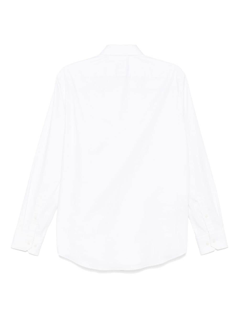 Shop Hugo Boss Twill Shirt In White