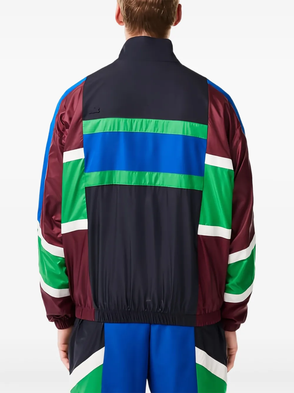 Lacoste Trainingsjack met colourblocking Zwart