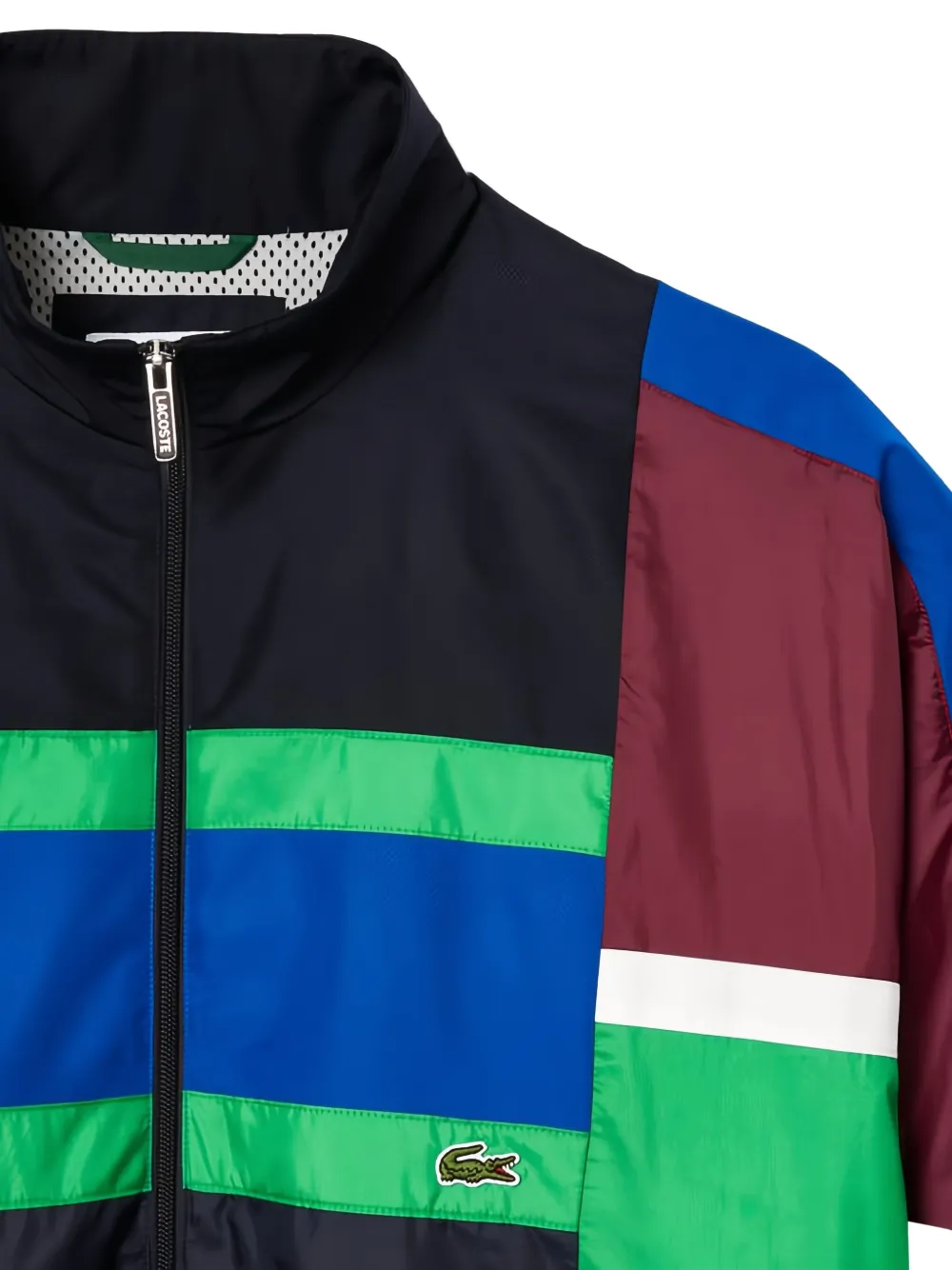 Lacoste Trainingsjack met colourblocking Zwart