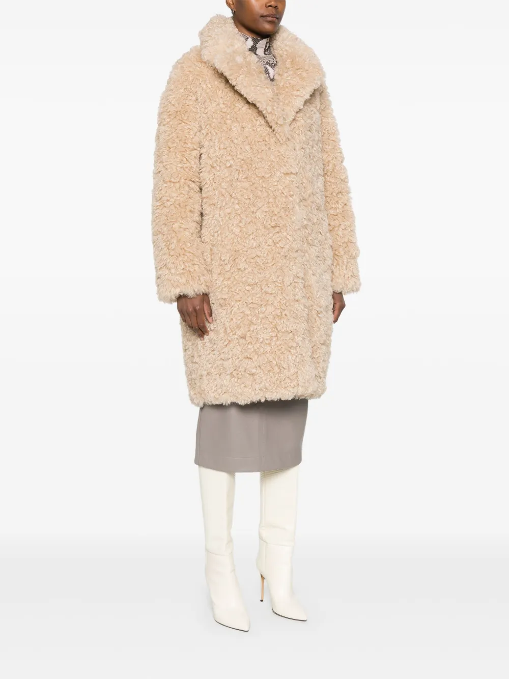 Stand Studio Camille Coat In Neutrals