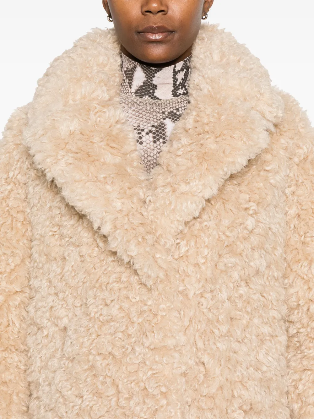 Stand Studio Camille Coat In Neutrals