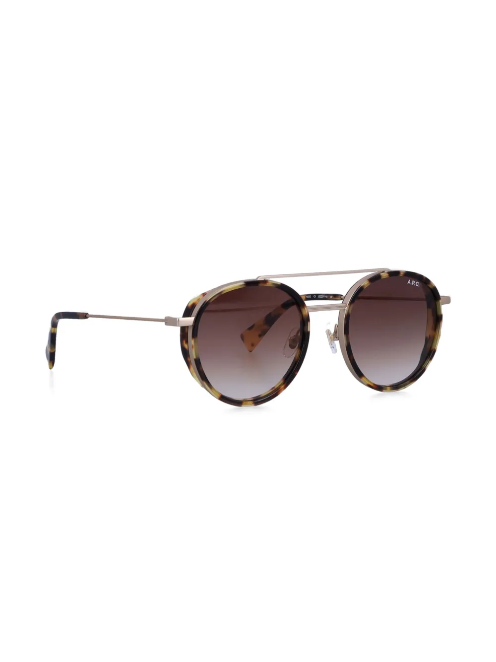 A.P.C. Nico zonnebril Bruin