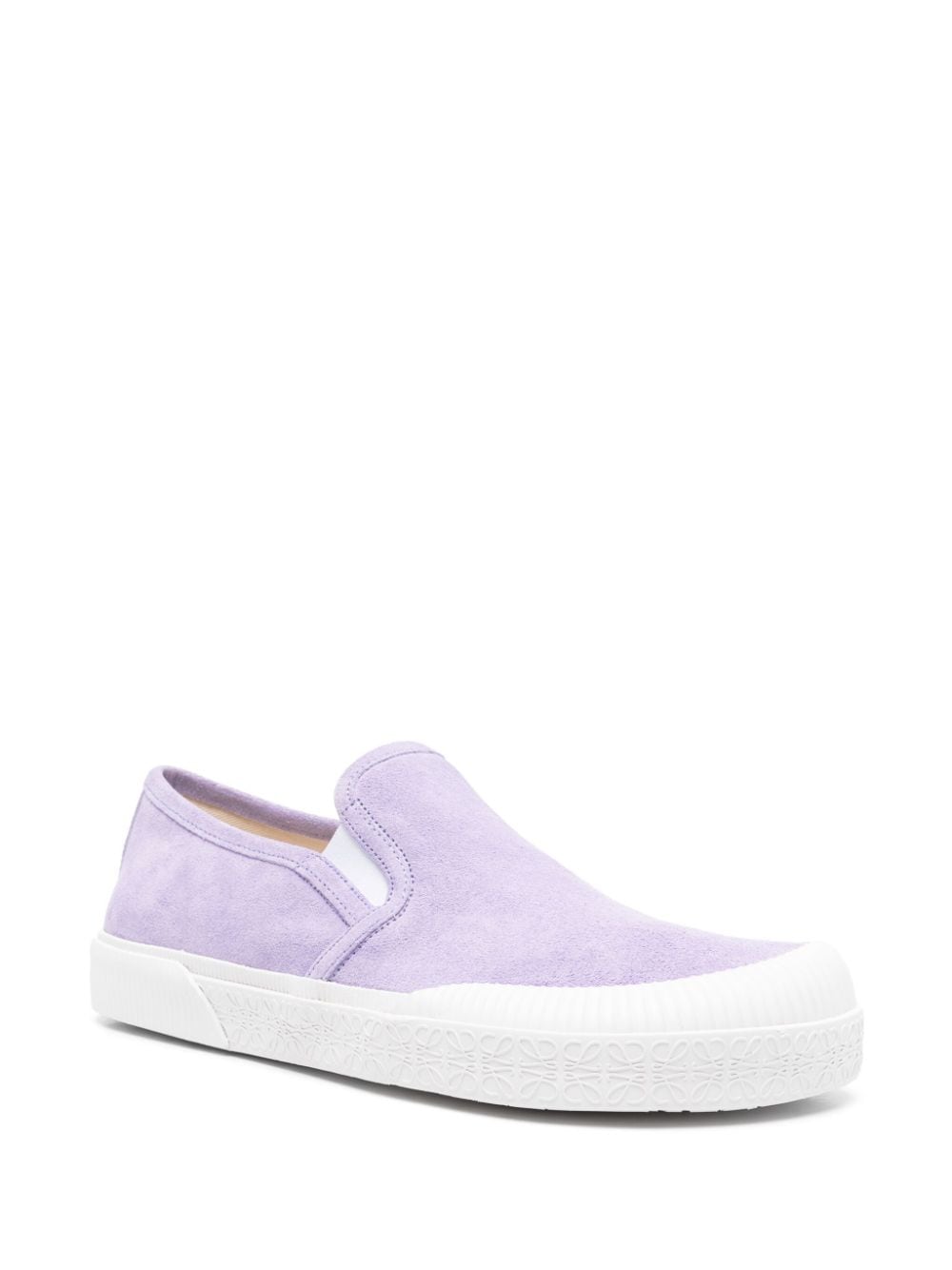 Shop Loewe Terra Vulca Sneakers In Purple