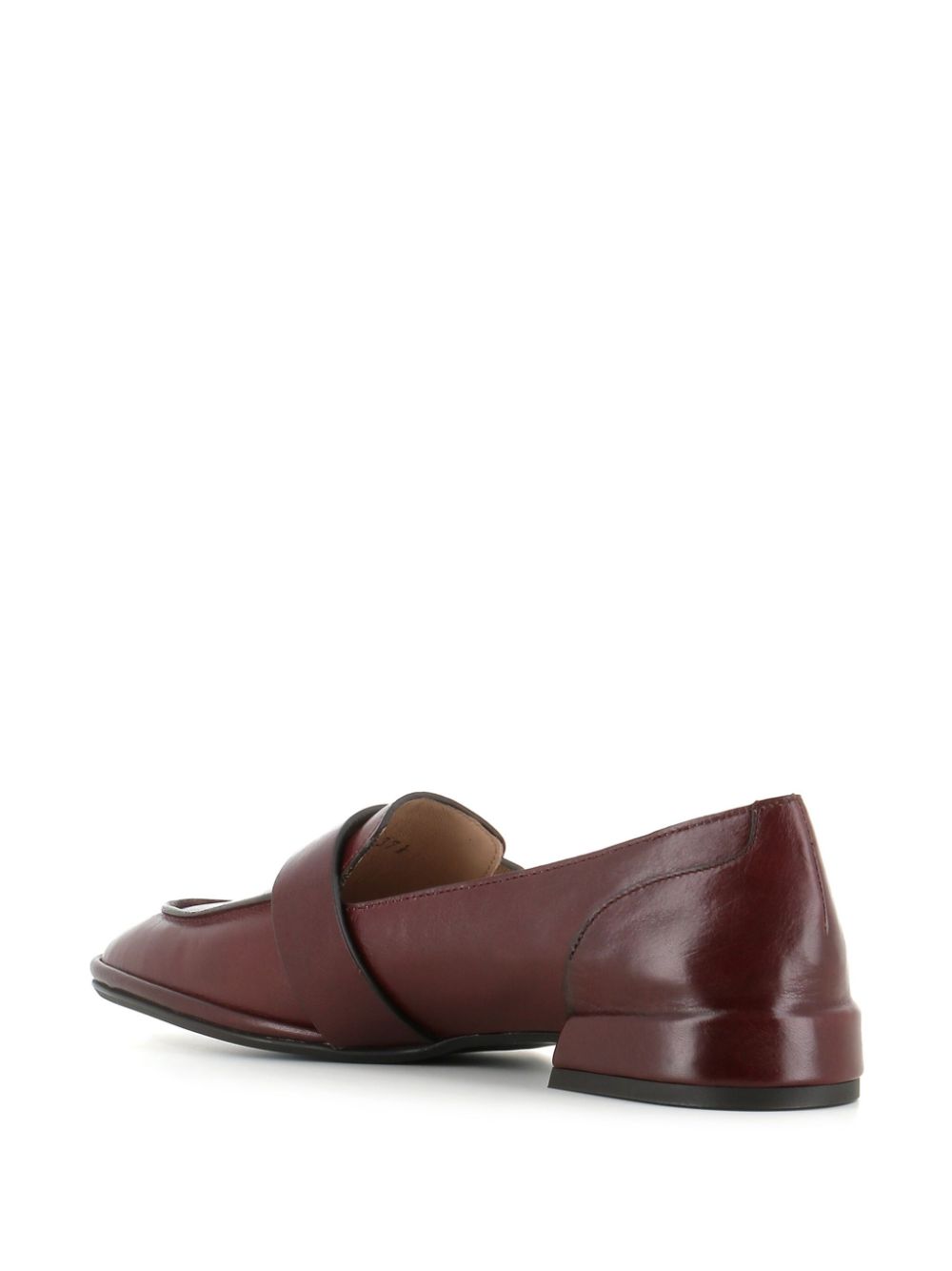 Shop Del Carlo Buckle-detail Leather Loafers In Brown