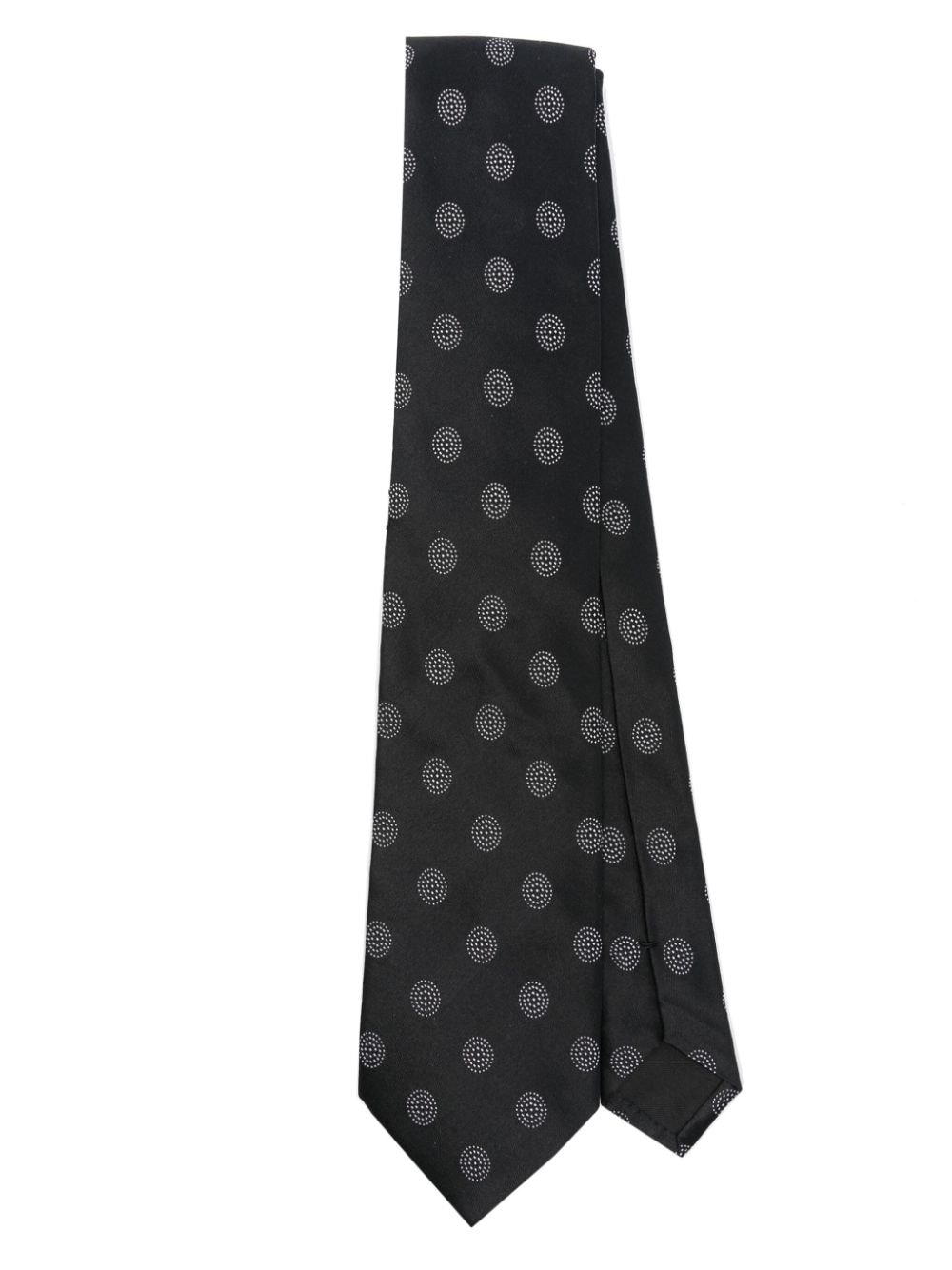 Dolce & Gabbana Polka Dot-jacquard Tie In Blue