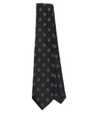 Dolce & Gabbana polka dot-jacquard tie - Blue