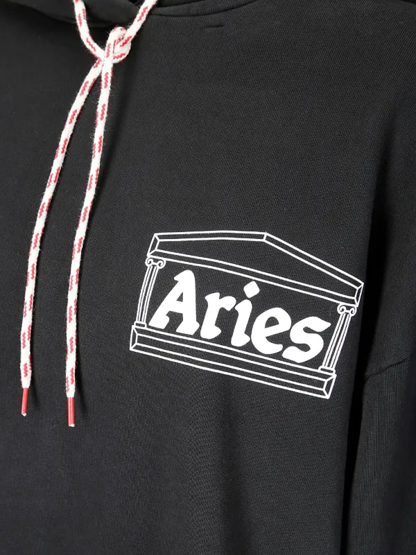 Aries Column Hoodie | Black | FARFETCH Aries Column Hoodie | Black | FARFETCH
