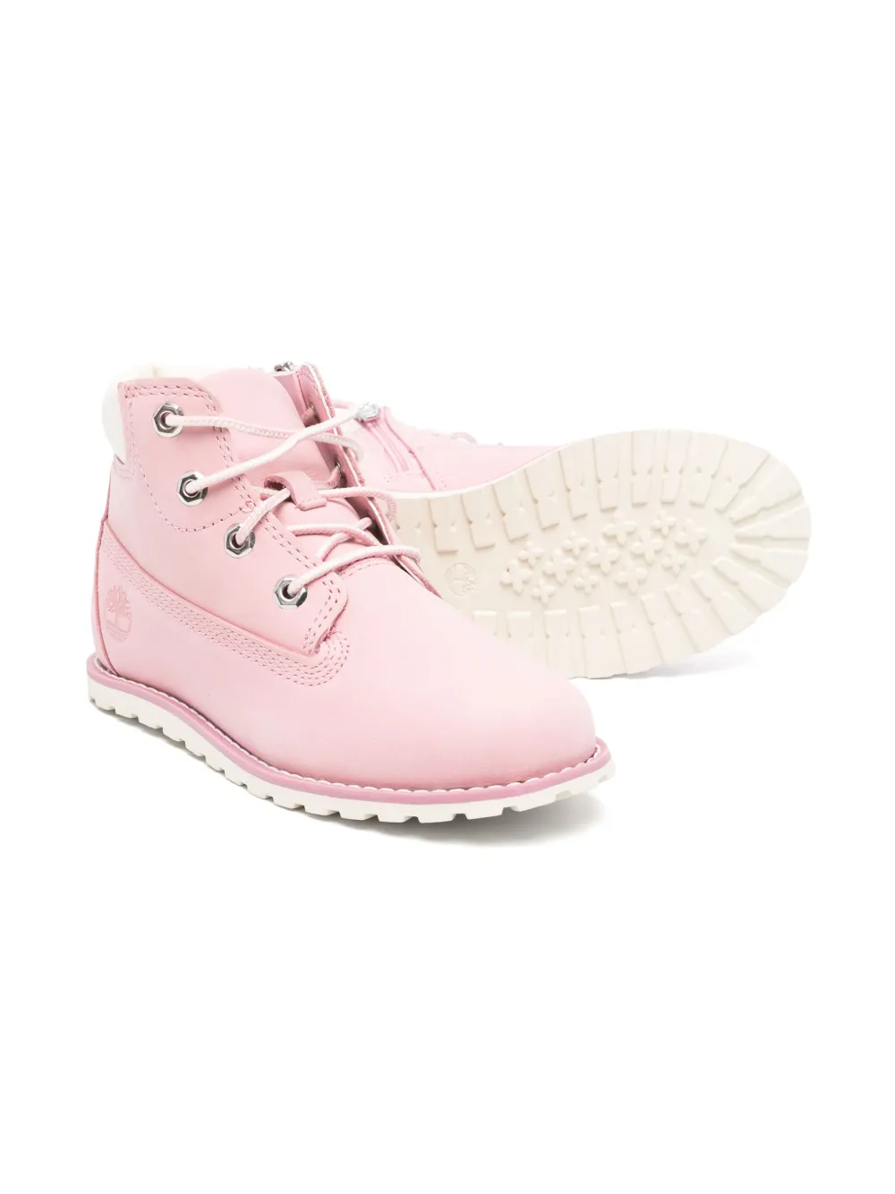 Timberland Kids Pokey Pine enkellaarzen - Roze