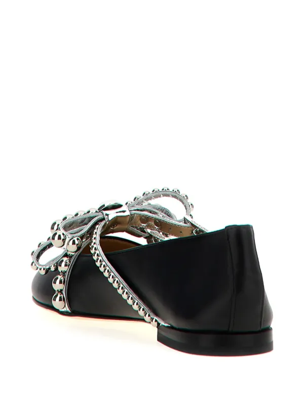 フラットシューズ MACH & MACH 'Crystal Studs' ballet flats Mach & Mach 'Crystal Studs' Ballet Flats | Balardi